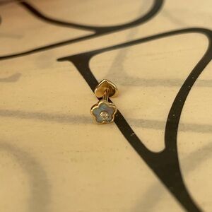 Pamela Love Bezel Flower Stud